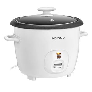 New Insignia - 2.6-Quart Rice Cooker - White (NS-RC14WH7)